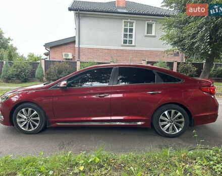 Красный Хендай Соната, объемом двигателя 2.36 л и пробегом 155 тыс. км за 10700 $, фото 5 на Automoto.ua