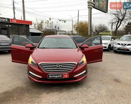 Червоний Хендай Соната, об'ємом двигуна 2.4 л та пробігом 150 тис. км за 9080 $, фото 13 на Automoto.ua