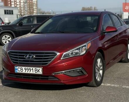 Червоний Хендай Соната, об'ємом двигуна 2.4 л та пробігом 133 тис. км за 9500 $, фото 15 на Automoto.ua