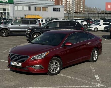 Червоний Хендай Соната, об'ємом двигуна 2.4 л та пробігом 133 тис. км за 9500 $, фото 7 на Automoto.ua