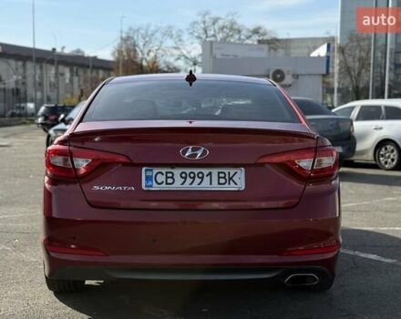 Червоний Хендай Соната, об'ємом двигуна 2.4 л та пробігом 133 тис. км за 9500 $, фото 10 на Automoto.ua