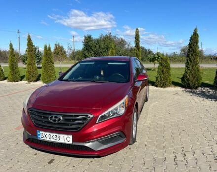 Красный Хендай Соната, объемом двигателя 2.4 л и пробегом 107 тыс. км за 9000 $, фото 1 на Automoto.ua