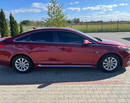 Красный Хендай Соната, объемом двигателя 2.4 л и пробегом 107 тыс. км за 9000 $, фото 5 на Automoto.ua