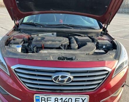 Червоний Хендай Соната, об'ємом двигуна 2.4 л та пробігом 218 тис. км за 9300 $, фото 20 на Automoto.ua
