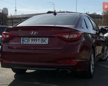 Червоний Хендай Соната, об'ємом двигуна 2.4 л та пробігом 133 тис. км за 9500 $, фото 3 на Automoto.ua