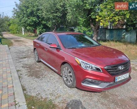 Красный Хендай Соната, объемом двигателя 2.36 л и пробегом 85 тыс. км за 10200 $, фото 7 на Automoto.ua