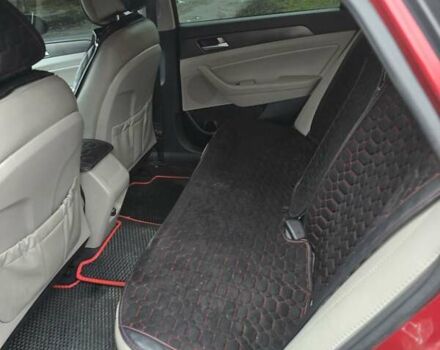 Красный Хендай Соната, объемом двигателя 2.36 л и пробегом 80 тыс. км за 9500 $, фото 12 на Automoto.ua