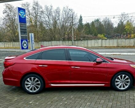 Червоний Хендай Соната, об'ємом двигуна 2.4 л та пробігом 120 тис. км за 9000 $, фото 2 на Automoto.ua