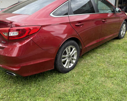 Красный Хендай Соната, объемом двигателя 1.6 л и пробегом 70 тыс. км за 12000 $, фото 6 на Automoto.ua