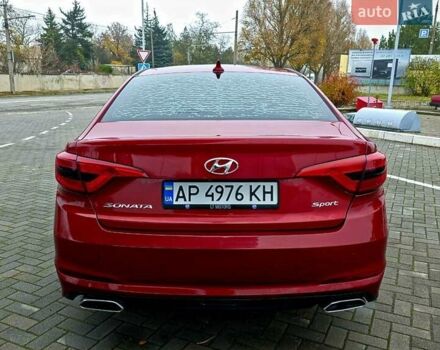 Красный Хендай Соната, объемом двигателя 2.36 л и пробегом 201 тыс. км за 9000 $, фото 4 на Automoto.ua