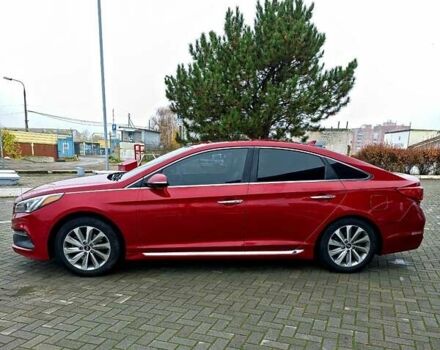 Красный Хендай Соната, объемом двигателя 2.36 л и пробегом 201 тыс. км за 9000 $, фото 3 на Automoto.ua