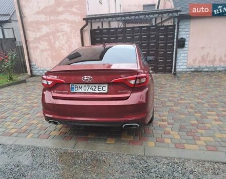 Красный Хендай Соната, объемом двигателя 2.36 л и пробегом 85 тыс. км за 10200 $, фото 10 на Automoto.ua