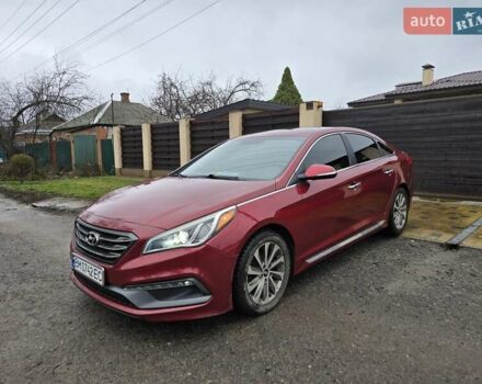 Красный Хендай Соната, объемом двигателя 2.36 л и пробегом 80 тыс. км за 9500 $, фото 8 на Automoto.ua