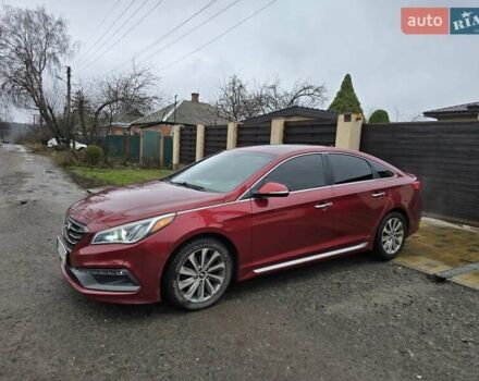 Красный Хендай Соната, объемом двигателя 2.36 л и пробегом 80 тыс. км за 9500 $, фото 2 на Automoto.ua