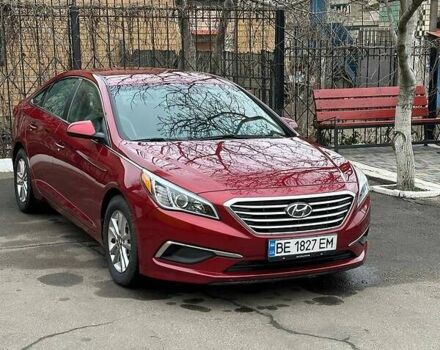 Червоний Хендай Соната, об'ємом двигуна 2.4 л та пробігом 105 тис. км за 10500 $, фото 1 на Automoto.ua