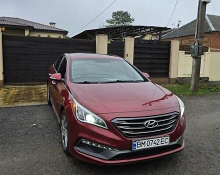 Красный Хендай Соната, объемом двигателя 2.36 л и пробегом 80 тыс. км за 9500 $, фото 1 на Automoto.ua