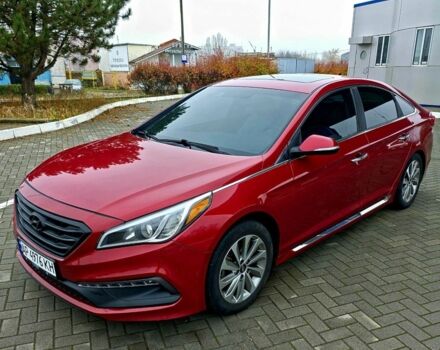 Червоний Хендай Соната, об'ємом двигуна 2.4 л та пробігом 120 тис. км за 9000 $, фото 1 на Automoto.ua