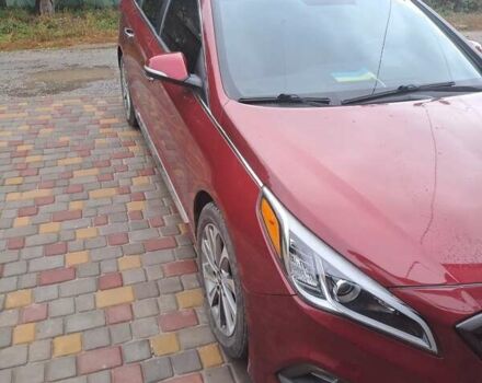 Красный Хендай Соната, объемом двигателя 2.36 л и пробегом 85 тыс. км за 10200 $, фото 11 на Automoto.ua