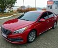 Красный Хендай Соната, объемом двигателя 2.36 л и пробегом 201 тыс. км за 9000 $, фото 1 на Automoto.ua