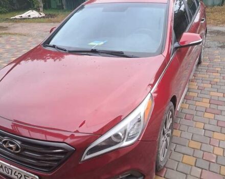 Красный Хендай Соната, объемом двигателя 2.36 л и пробегом 85 тыс. км за 10200 $, фото 12 на Automoto.ua