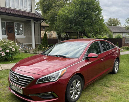 Красный Хендай Соната, объемом двигателя 1.6 л и пробегом 70 тыс. км за 12000 $, фото 3 на Automoto.ua