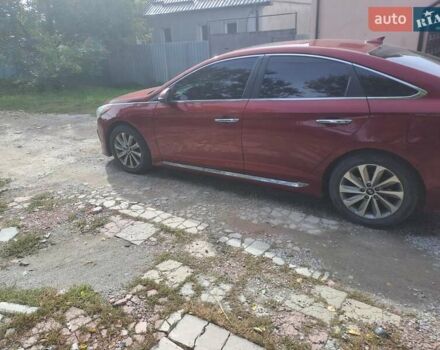 Красный Хендай Соната, объемом двигателя 2.36 л и пробегом 85 тыс. км за 10200 $, фото 4 на Automoto.ua