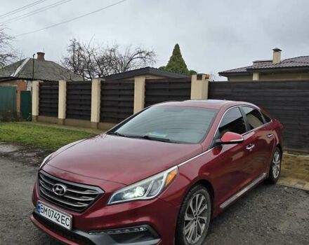 Красный Хендай Соната, объемом двигателя 2.36 л и пробегом 80 тыс. км за 9500 $, фото 11 на Automoto.ua
