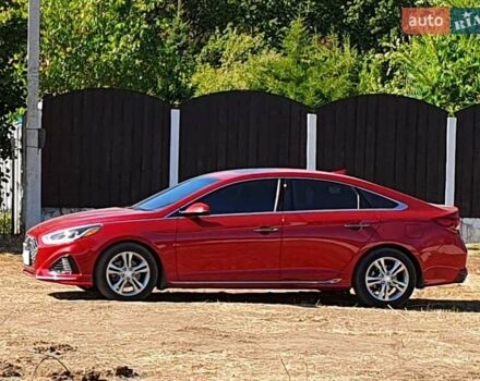 Красный Хендай Соната, объемом двигателя 2.4 л и пробегом 50 тыс. км за 16000 $, фото 3 на Automoto.ua