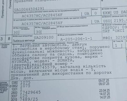 Червоний Хендай Соната, об'ємом двигуна 2.4 л та пробігом 79 тис. км за 12100 $, фото 57 на Automoto.ua