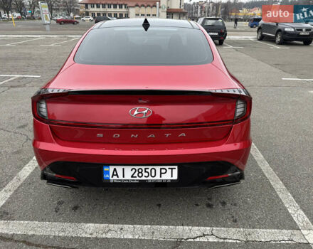 Красный Хендай Соната, объемом двигателя 2.5 л и пробегом 70 тыс. км за 22500 $, фото 6 на Automoto.ua