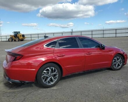 Красный Хендай Соната, объемом двигателя 2.5 л и пробегом 100 тыс. км за 3900 $, фото 2 на Automoto.ua