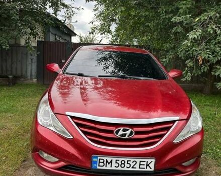 Красный Хендай Соната, объемом двигателя 2.4 л и пробегом 174 тыс. км за 7600 $, фото 1 на Automoto.ua