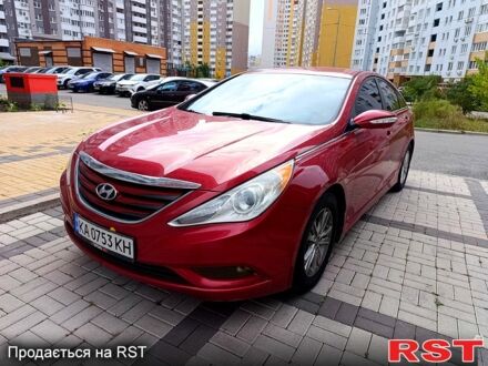 Червоний Хендай Соната, об'ємом двигуна 2.4 л та пробігом 183 тис. км за 7400 $, фото 1 на Automoto.ua