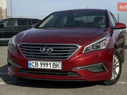 Красный Хендай Соната, объемом двигателя 2.4 л и пробегом 133 тыс. км за 9500 $, фото 1 на Automoto.ua