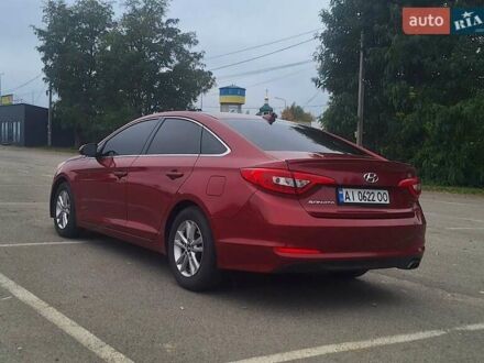 Хендай Соната 2015 в Буче на Automoto.ua Красный Хендай Соната, объемом двигателя 2.36 л и пробегом 285 тыс. км за 10500 $, фото 1 на Automoto.ua