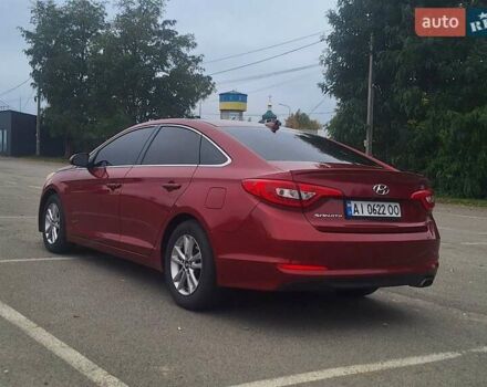 Хендай Соната 2015 в Буче на Automoto.ua Красный Хендай Соната, объемом двигателя 2.36 л и пробегом 285 тыс. км за 10500 $, фото 1 на Automoto.ua