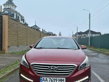 Красный Хендай Соната, объемом двигателя 2.4 л и пробегом 85 тыс. км за 11500 $, фото 1 на Automoto.ua