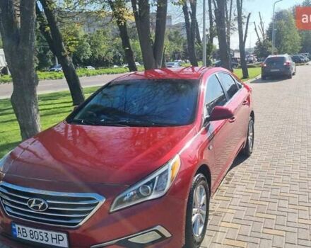 Червоний Хендай Соната, об'ємом двигуна 2.36 л та пробігом 143 тис. км за 9500 $, фото 1 на Automoto.ua
