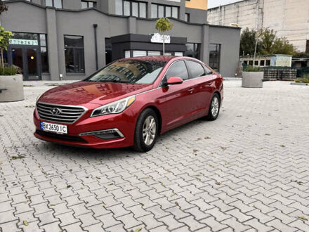 Красный Хендай Соната, объемом двигателя 2.4 л и пробегом 170 тыс. км за 9999 $, фото 1 на Automoto.ua