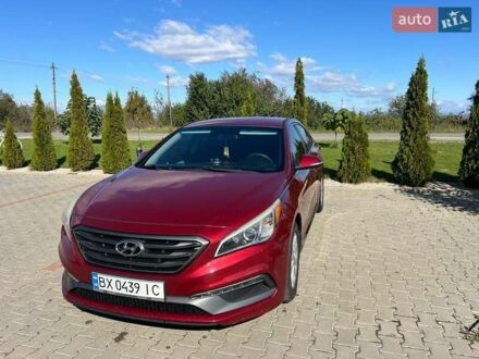 Червоний Хендай Соната, об'ємом двигуна 2.4 л та пробігом 170 тис. км за 9000 $, фото 1 на Automoto.ua