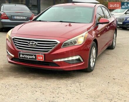 Червоний Хендай Соната, об'ємом двигуна 2.4 л та пробігом 150 тис. км за 9080 $, фото 1 на Automoto.ua
