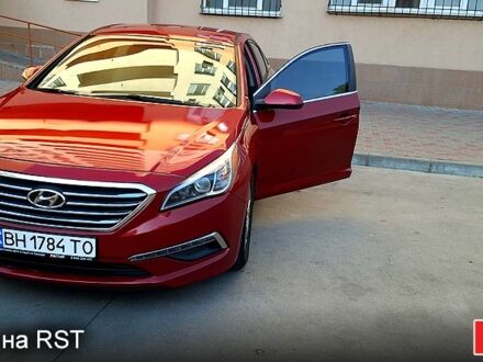 Красный Хендай Соната, объемом двигателя 2.4 л и пробегом 215 тыс. км за 11500 $, фото 1 на Automoto.ua