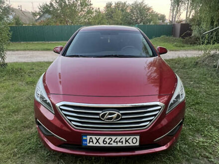 Червоний Хендай Соната, об'ємом двигуна 2.36 л та пробігом 173 тис. км за 11500 $, фото 1 на Automoto.ua