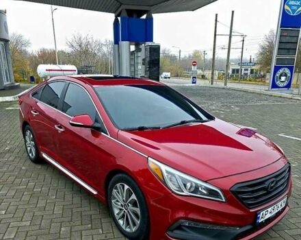 Червоний Хендай Соната, об'ємом двигуна 2.36 л та пробігом 201 тис. км за 9000 $, фото 1 на Automoto.ua