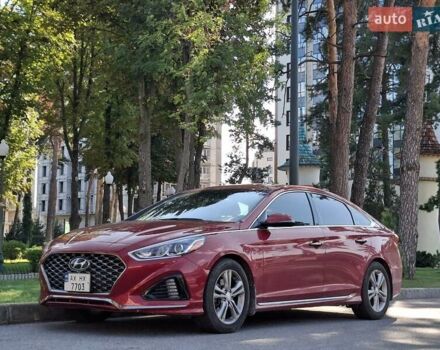 Красный Хендай Соната, объемом двигателя 2.4 л и пробегом 50 тыс. км за 16000 $, фото 1 на Automoto.ua