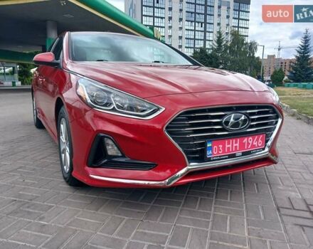 Червоний Хендай Соната, об'ємом двигуна 2.4 л та пробігом 79 тис. км за 12100 $, фото 1 на Automoto.ua