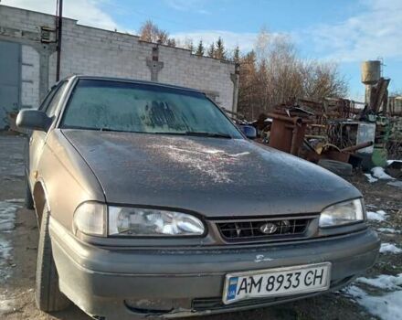 Серый Хендай Соната, объемом двигателя 1.8 л и пробегом 350 тыс. км за 1200 $, фото 8 на Automoto.ua
