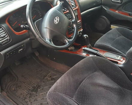 Серый Хендай Соната, объемом двигателя 2 л и пробегом 523 тыс. км за 4000 $, фото 7 на Automoto.ua