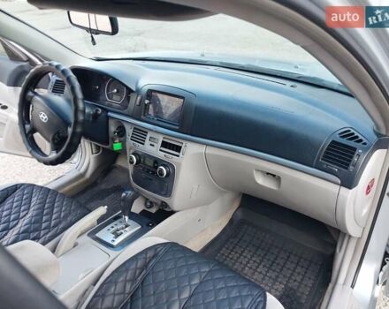 Серый Хендай Соната, объемом двигателя 2.36 л и пробегом 217 тыс. км за 5000 $, фото 22 на Automoto.ua