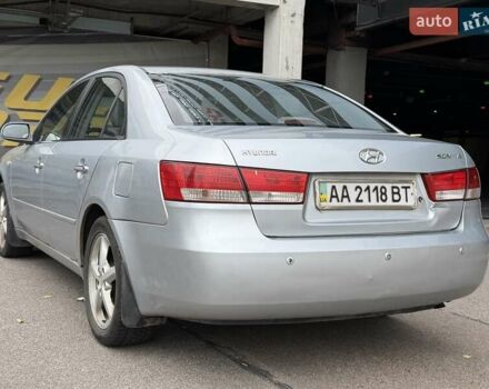 Серый Хендай Соната, объемом двигателя 2.4 л и пробегом 200 тыс. км за 3700 $, фото 20 на Automoto.ua